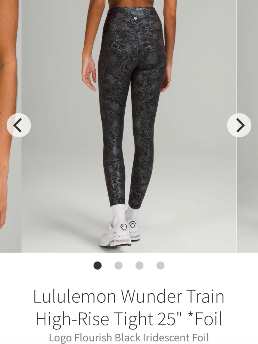 Lululemon Wunder Train High Rise Tight 25” Foil - Picture 3 of 10